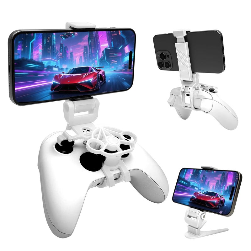 TXW Mini Steering Wheel with Phone Holder for X-box One/X-box Series X|S Game Controller,Racing Games Controller Steering Wheel Attachment Accessory - Image 1